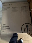 Nib Pampered Chef 15" Large Round Pizza Stone With Handles 100251 Fusion. Fixed Price $57.50.
