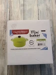 Crafts Direct Mini Baker Round Stoneware Green Food Oven Microwave Safe. Fixed Price $20.00.