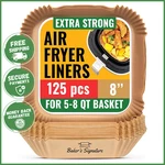 Air Fryer Disposable Paper Liners Non Stick Parchment Oil Proof 8 Square Basket. Fixed Price $13.55.