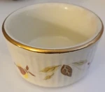 Hall China Specialties Autumn Leaf 2001 Commemorative Fluted Ramekin. Fixed Price $14.00.