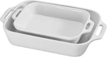 Staub Ceramics Rectangular Baking Dish Set, 2 Pc, White. Fixed Price $87.93.