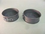Lot 2 - Farberware Nonstick Bakeware Springform Baking Pan,round 4 Inch, Gray. Fixed Price $8.99.