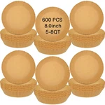 600 Pieces Fryer Liners Disposable 8 Inch Parchment For Basket R.... Fixed Price $39.12.