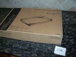 Pampered Chef Rectangle 1449 Medium Bar Pan Cookie Sheet Stoneware X. Fixed Price $49.99.