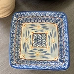 Temptations Tara Old World Blue 1.5QT Square Baking Dish Casserole. Fixed Price $19.99.