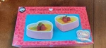 Wilton Mini Ceramic Heart Ramekins. Fixed Price $13.80.