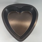 Wilton Heart-shaped Non-stick Metal Cake Pan 10" X 10.5" 2.5". Fixed Price $9.99.