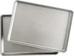 Usa Global Nonstick Aluminum Half Pan, Set Of 2 Sheet,. Fixed Price $56.14.