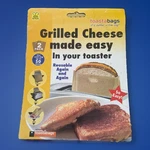 2 Per Pack Toastabags Grilled Cheese Made Easy Non Stick Toaster Oven Reheat New. Fixed Price $5.00.
