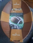 Crofton Silicone Bakeware Football Mold Oven Freezer Microwave Dishwasher Safe. Fixed Price $9.99.