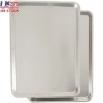Aluminum Bakeware Set Lifetime Durable Non Rusting Natural Finish Oven Safe New. Fixed Price $45.03.