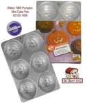 Vintage Wilton Mini Pumpkin Cake Pan 1989 Halloween #2105-1499 Aluminum. Fixed Price $9.95.