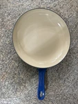 Creuset Enameled Cast Iron Shallow Fry Pan, 9.75". Fixed Price $75.00.
