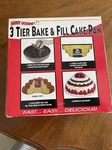 Handy Gourmet 3 Tier Bake & Fill Cake Pan Non-stick. Fixed Price $9.00.
