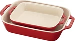 Ceramics Rectangular Baking Dish Set, 2 Pc, Cherry. Fixed Price $86.99.