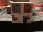 Aucma Digital Air Fryer 120V 60HZ 1500 Watt Minute Timer Aqua Blue New. Fixed Price $55.00.