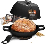 Enameled Cast Iron Dutch Oven 6QT For Sourdough Baking With Silicone Mat. Fixed Price $249.99.