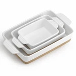 Ceramic Baking Dish, Casserole Dishes For Oven, Extra Deep Lasagna Pans With .... Fixed Price $78.97.