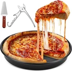 Pizza Pan Baking Tray Set 12 Inch Deep Non-stick Cake Mold Square Shovel Clip. Fixed Price $49.32.