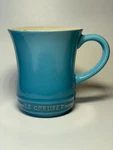 Le Creuset Discontinued Caribbean Rare Flare Stoneware Coffee Tea Mug Pre-owned. Fixed Price $23.49.