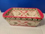 Temp-tations Small Loaf Pan Ramekin Christmas Holiday No PPP-HLD-973196. Fixed Price $6.00.