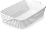 Malacasa 4.4 Qt Baking Dish, 9X13 Large Casserole For Oven, White. Fixed Price $44.41.
