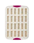 Trudeau Structure White Confetti Reinforced Silicone 24 Cup Mini Loaf / Bar Pan. Fixed Price $19.99.