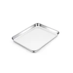 E-far Toaster Oven Tray, 10.5 X8.3 Stainless Steel Small Baking Cookie Sheet,. Fixed Price $15.50.