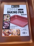 Eternal Non-stick Rectangle Copper Coated Baking Pan Carbon Steel. Fixed Price $30.92.