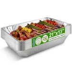 Large Aluminum Pans Full Size Deep Foil Disposable Durable Steam Table. Fixed Price $63.48.