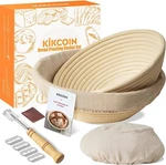 Bread Proofing Basket, Kikcoin Banneton Set 2, Beige. Fixed Price $45.39.