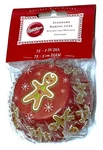 New 75 Vintage Wilton Snowflakes & Gingerbread Cupcake Liners Baking Cups Nip. Fixed Price $6.25.