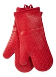 Paderno Washable Silicone Oven Mitt, Red, One-size, 2-PK. Fixed Price $45.98.
