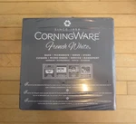 Corningware French White Piece Set - X 2.5QT, 16OZ Plastic Lids Nib. Fixed Price $30.00.