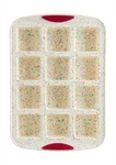 Trudeau Structure Silicone 12 Cavity Mini Brownie Pan, Confetti/fuchsia. Fixed Price $34.95.