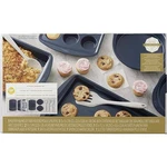 New Wilton Non-stick Diamond-infused Navy Blue Baking Set With UTENSILS(9-PIECE). Fixed Price $50.00.