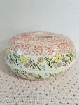 Temptations Bouquet Pink 2 Qt Casserole W Lid Spring Easter Anytime Dish!. Fixed Price $28.00.