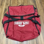 Papa John Insulated Pizza Delivery Bag Red Restaurant Food Carrier. Fixed Price $24.99.