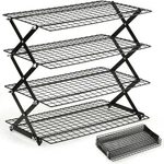 Collapsible Cooling Rack With Adjustable 3 Setting Design Stacka.... Fixed Price $45.25.