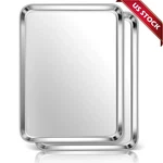 2PCS Stainless Steel Cookie Sheet Baking Pan Oven Tray Commercial. Fixed Price $19.98.