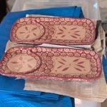 Temp-tations Old World Rectangular Serving Plates Set Of 2 KFI-730738, Oven Safe. Fixed Price $20.00.