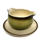 Metlox Poppytrail California Strawberry Gravy Boat With Attached Dish. Fixed Price $25.00.