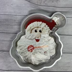 Wilton Smiling Santa Claus Face Shape Cake Pan 2105-3310 Holiday Christmas New. Fixed Price $7.99.