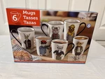 Signature Hipster Animal Coffee Mug Set Stoneware Costco 16.5OZ Brand New!. Fixed Price $59.95.