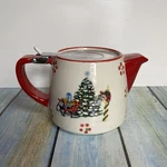 Temptations KFI-XNG-973793 Christmas Seasonal Teapot Or Holiday Syrup Dispenser. Fixed Price $15.50.