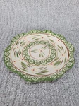 Temptations By Tara Old World Salad Plates Green 8" Set Of 5. Fixed Price $29.00.