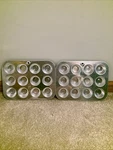 Vtg Aluminum Wear Ever 38412 Mini Muffin Cupcake Tart Pan Made Usa. Fixed Price $19.99.