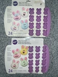 Wilton 2012 Bunny Silicon Mini Treat Mold Set Of 2, 1/2 X. Fixed Price $30.00.