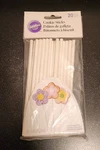 New Wilton 20-COUNT White 6" Cookie Sticks Pops Cake. Fixed Price $19.50.