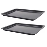 2PCS Cookie Sheet 10X14.5 Inch (inner 9X13) Baking Nonstick Heavy Carbo.... Fixed Price $27.69.